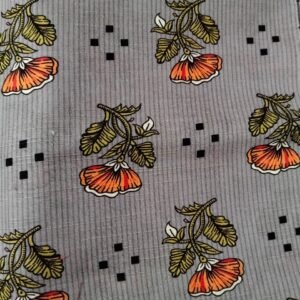 Printed khaddar 2pc grey