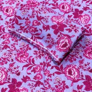 khaddar printed 2pc purple